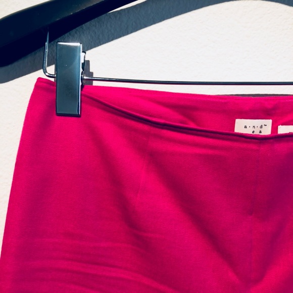 Fuschia Pink Skinny High-Rise Ankle Pants - Picture 2 of 8